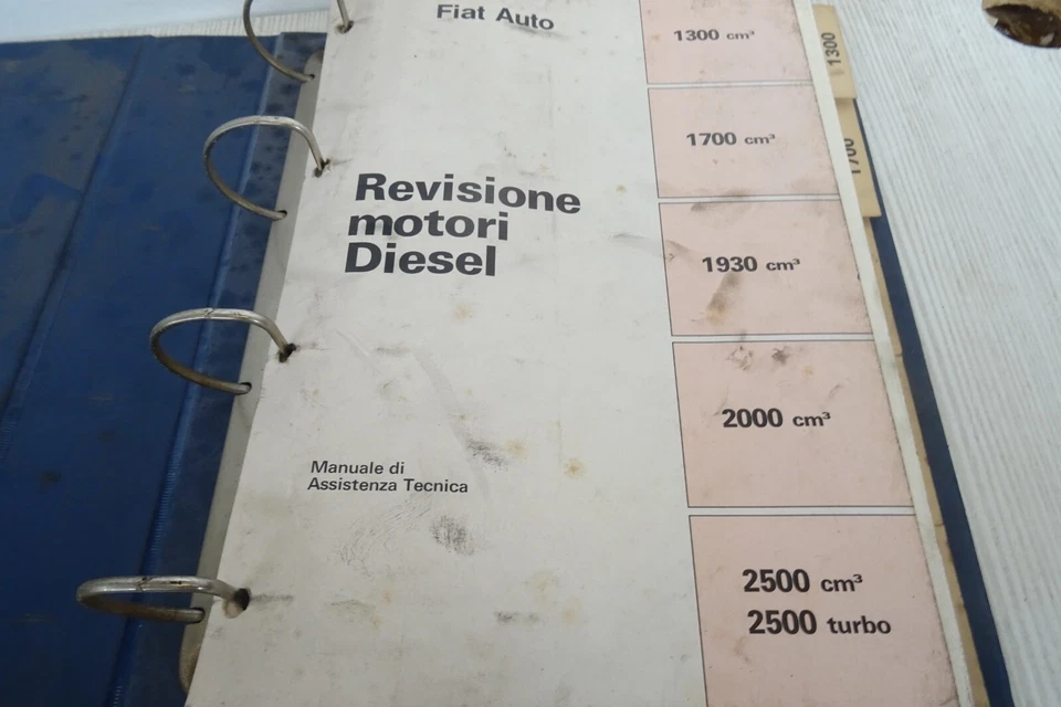 manuale officina Fiat revisione motori 2.5 turbo diesel 1.3 1.7 1930 diesel  - Immagine 3 di 4