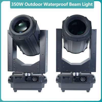 2PCS 350W IP65 Moving Head Light DMX512 Waterproof Outdoor Beam for Theme Park