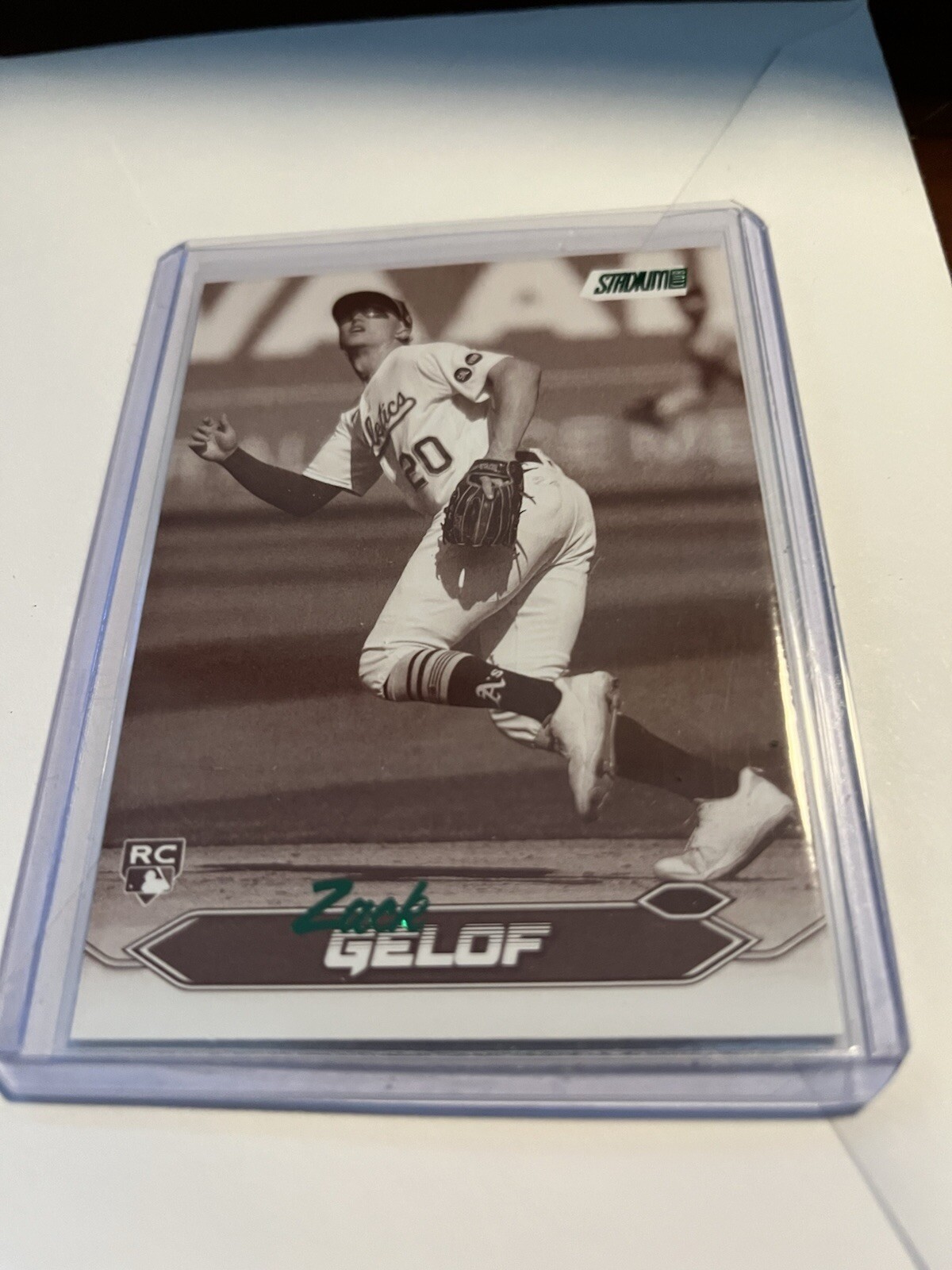 2024 Stadium Club #281 Zack Gelof Sepia RC Rookie