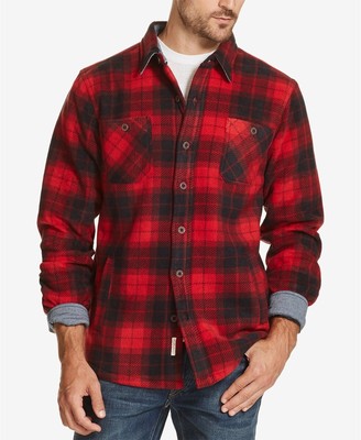fleece lined plaid jacket