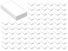 ☀️Lego 100x WHITE 1x2 Tiles Building Snow Ice Piece Bulk Lot Legos #3069b