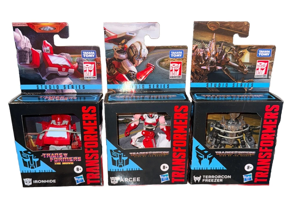 Transformers Studio Series Core Class Arcee Terrorcon Freezer Ironhide Lot Of 3 - Image 2 of 4