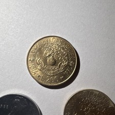 Italy 200 Lire 1991 & 50 Lire 1988 Arma dei Carabinieri