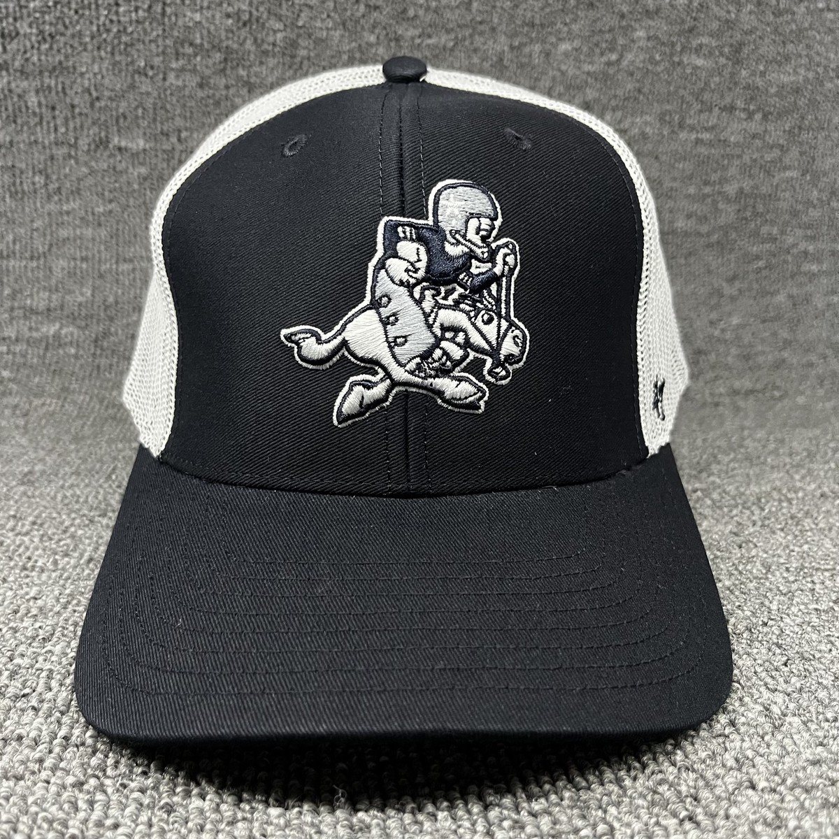 Charlotte Knights '47 MVP Trucker Hat MiLB Black White Mesh Snapback Cap