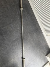 Olympic Barbell 15kg 6ft Chrome Weight Lifting Bar & 2 x 15kg BLK Box Weights