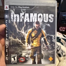 inFAMOUS PS3 (2009) Complete w/ Manual NTSC-U/C T-Teen Action Adventure