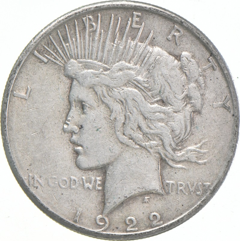 1922-S Peace US Silver Dollar - 90% San Francisco Minted *3995