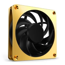 Open Box Alphacool Apex Stealth Metal Power Fan, 3000 RPM, Gold