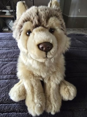 GANZ Signature Webkinz TIMBER WOLF Very cute! PLUSH WKS1008 Stuffed kids toy