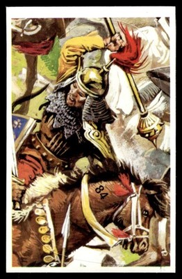 1968 Historical Battles Sticker Ed. Cox Tartar Chief Batu Khan Wahlstdt (1241)