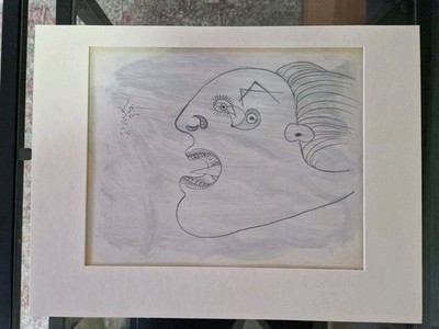 Orginal PABLO PICASSO ''Guernica''  24/25 Lithographie 20x30 cm 