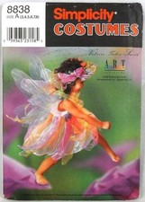 Simplicity 8838 Fairy Costume, breast 24