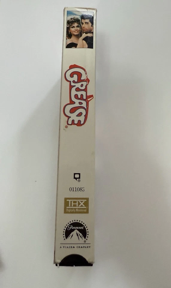GREASE VHS THX Digitally Mastered with Original Case Paramount Pictures - Image 3 of 4