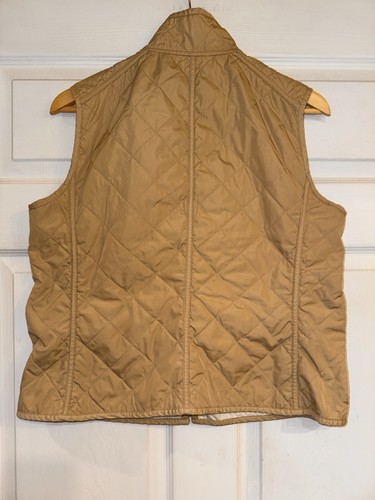 Lauren Ralph Lauren Weste Damen Large Beige Wende Gesteppt Wattiert Full Zip - Bild 4 von 10