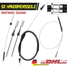 HANDBREMSSEILE FÜR OPEL CORSA C KOMPLETT-SET FESTSTELLBREMSE SEILZUG 90576453 X5