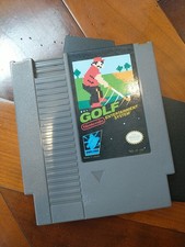 Golf (Nintendo NES, 1985) Cartridge and Black Sleeve Sports Series