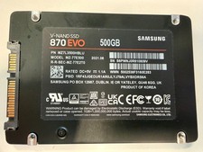 Samsung 870 EVO 500GB SSD 2.5" SATA III – Wiped, Working