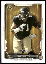 2015 Bowman Carl Davis Rookie #37 Baltimore Ravens