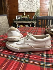 Men's Sperry Striper II VTG CVO Sneakers White Slip On Laces NIB! Sizes STS23416
