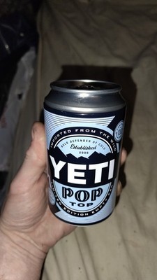YETI Pop Top Stash Can with Sticker Inside New Rare Collectible