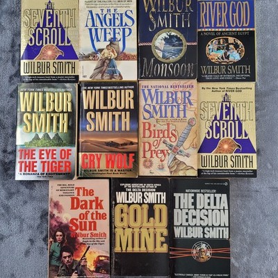 Wilbur Smith Lot of 10 Paperback Thriller Action Adventure