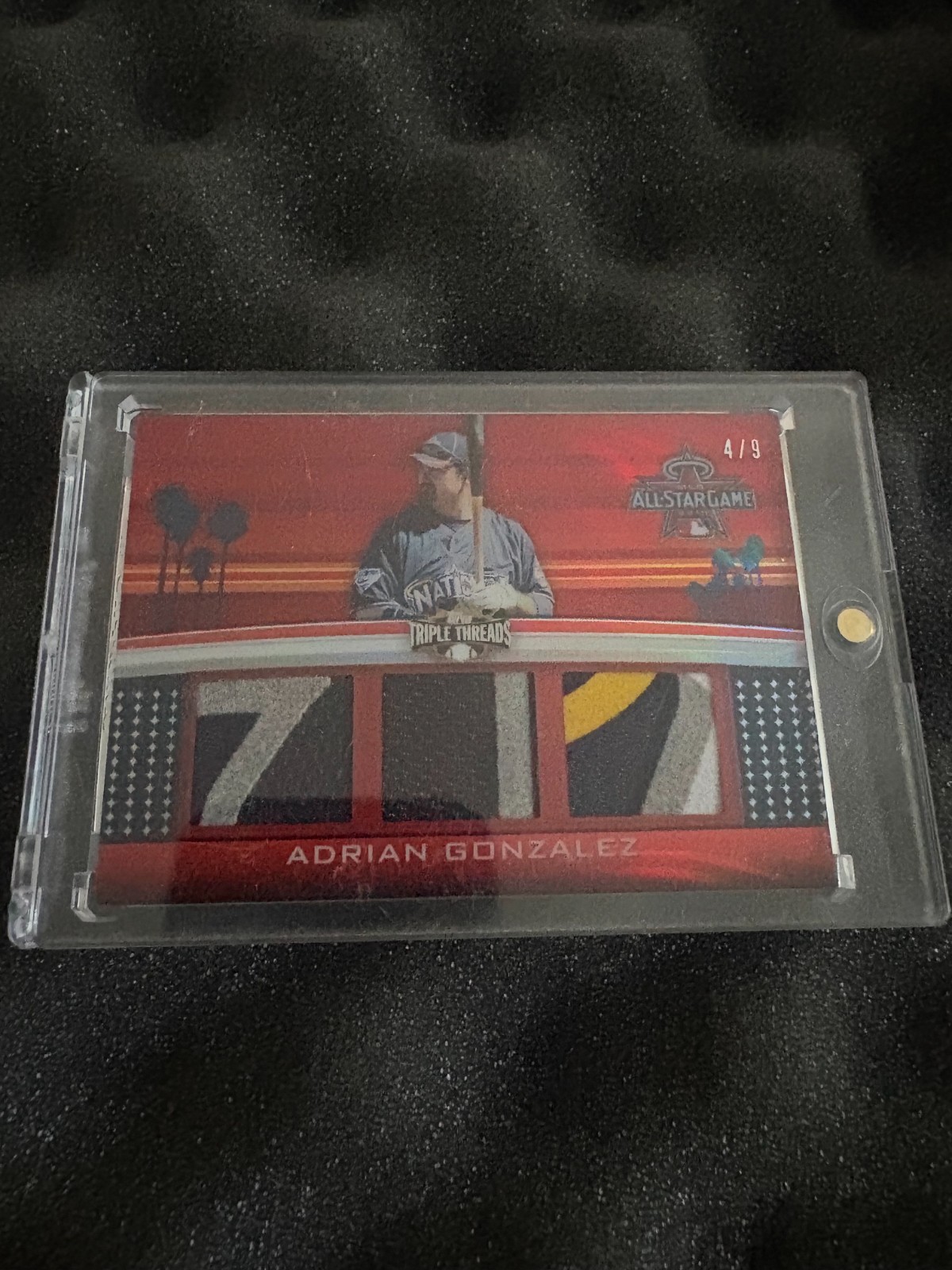 Adrian Gonzalez 2011 Topps Triple Threads All Star Patch /9