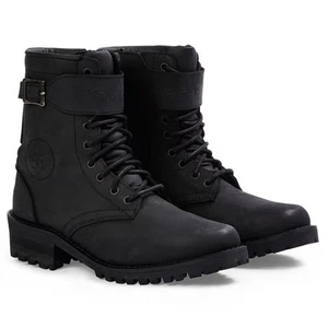 Spada Piston Ce Ladies Motorcycle Boots Womens Black