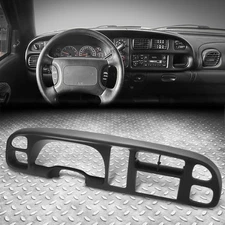 For 98-02 Dodge Ram 1500 2500 3500 2-Din Dash Cluster Instrument Panel Bezel