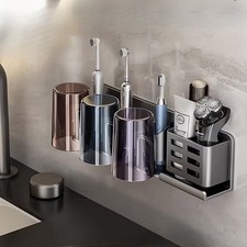 Zahnbürstenhalter Wand Badezimmer Aluminium ...