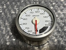 Defi Legacy-series Link Meter White 60mm - Oil Temp Gauge Used From Japan