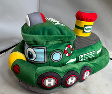 Hess 2023 Plush Tugboat Toy Tug Boat Truck With Light and Sound Tested & Works