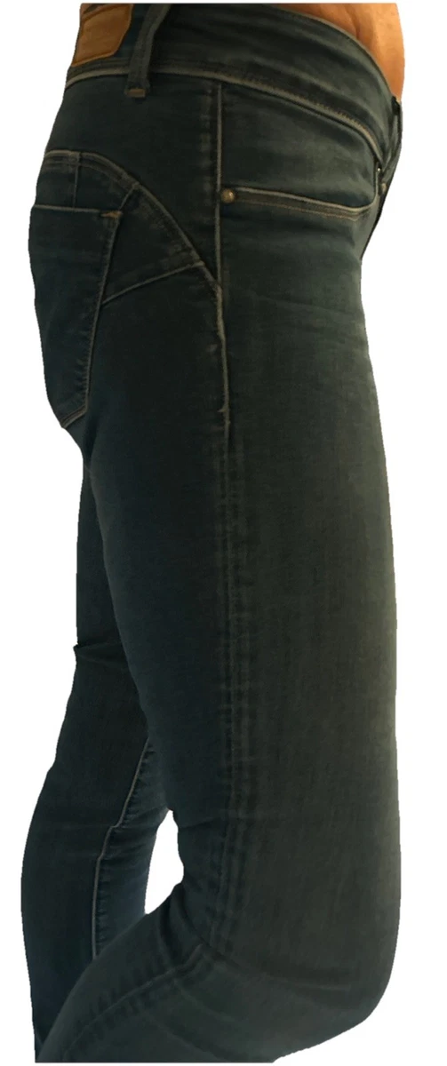 Jean Slim Femme Salsa – Taille W26 L32, 90% Coton, Couleur Bleu, Neuf Avec étiquettes