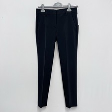 Prada Milano Pants Straight Leg NWT Black Polyester Elastan W/ Prada Hanger 36