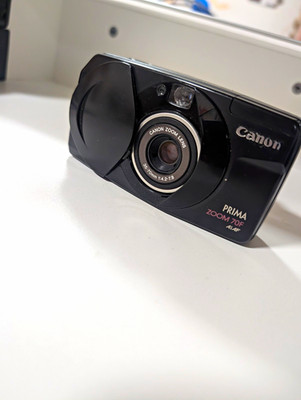 Canon Prima Zoom 70F AiAF 35mm Kompaktkamera Zoom Blitz Autofokus schwarz