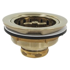 PERFECT PUTTY 59-3226 Brass, SS ,Basket Strainer,5in 415F61