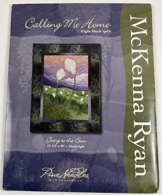 McKenna Ryan Calling Me Home GOING TO THE SUN Quilt Block 8 Pine Needles UC FF - Image 1 of 4