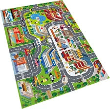 Kids Dream Mat City Playmat – Educational Road Traffic Toy Rug for Pretend Play