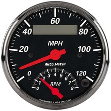 Autometer 1481 Designer Black Tachspeedo 3-38 120mph 8k Rpm Electric Program