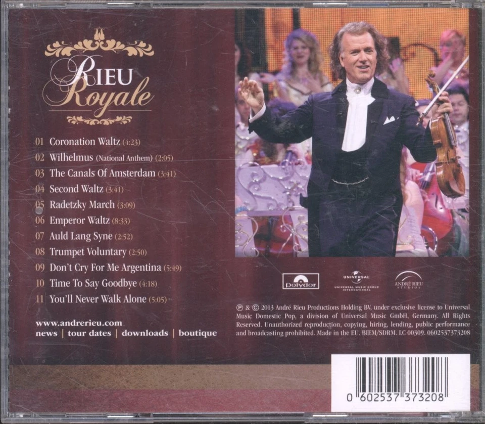 0602537373208 André Rieu Rieu Royale CD Europa Polydor 2013 CD - Bild 2 von 2