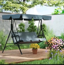 Hollywoodschukel Stuhl mit Kissen Gartenschukel Gartensessel