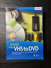 New/OPEN BOX Roxio Easy VHS to DVD Converter For VHS Tapes Hi8 Video8 Windows