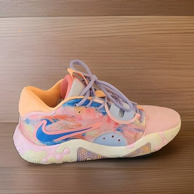 Nike PG 6 Painted Swoosh Men s Basketball Shoes Pink Blue Size 10.5 US DO9824-1