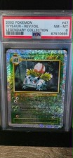 Pokemon Ivysaur Reverse Holo Foil #47 Legendary Collection. PSA 8 on eBay