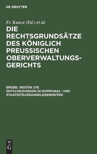 Die Entscheidungen in Kommunal- und Staatssteuerangelegenheiten (Hardback)Another great item from Rarewaves USA | Free delivery!