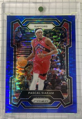 2023-24 Panini Pascal Siakam Toronto Raptor Rookie Seismic Blue Prizm (RC)/99 SP