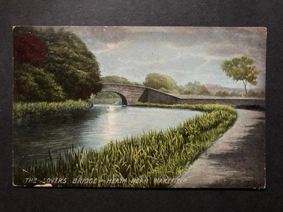 The Lovers Bridge, Heide bei Wakefield Yorkshire Vintage Postkarte P76