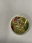 1999  Enameled Santa Claus 1 Troy Ounce .999 Fine Silver Round