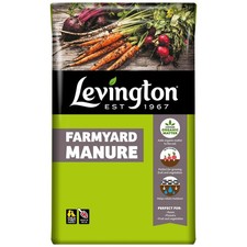 Levington Organic Peat Free Farmyard Manure 50L Soil Improver Garden Compost Nat 0.39 per litre