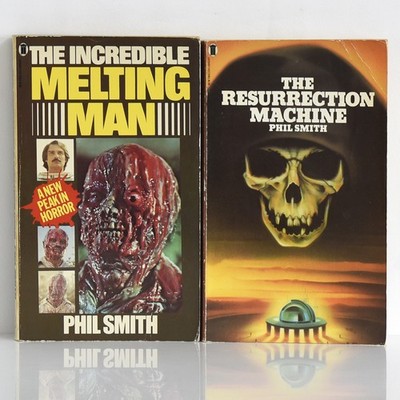 PHIL SMITH The Incredible Melting Man + The Resurrection Machine - 1978 NEL 1sts