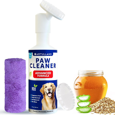 Dog Paw Cleaner Cup & No-Rinse Foam Wash - Gentle, Mess-Free, Quick Clean
